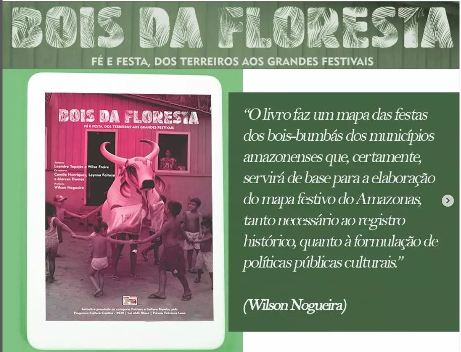 ‘Bois da Floresta’: Bumbás são tema de livro-reportagem escrito por jornalistas do Amazonas